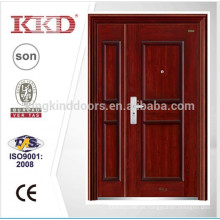 Nuevo modelo de madre e hijo de la puerta de acero del diseño KKD-586B para puerta principal